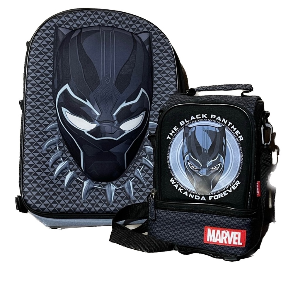 The Black Panther backpack and lunch box Disney Store original
